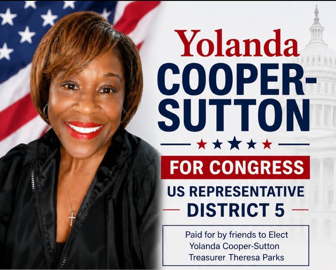 Yolanda Cooper-Sutton campaign banner